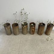 6 stoneware vases