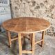 Vintage French drop-leaf table – Oval dining table, circa 1930–1950
