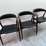 Set of 3 armchairs 213 Th. Harlev