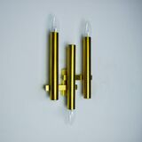 TUBULAR WALL LIGHT FROM MAISON SCIOLARI, 3 LIGHTS, ITALY, 1970