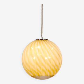 Suspension en verre de Murano par Venini - 1960