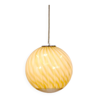 Murano glass pendant lamp by Venini - 1960s