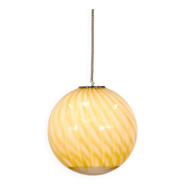 Suspension en verre de Murano par Venini - 1960