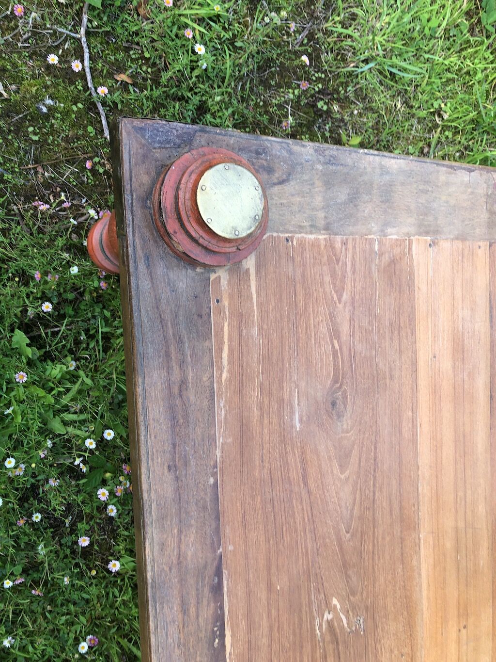Table basse en teck et palissandre