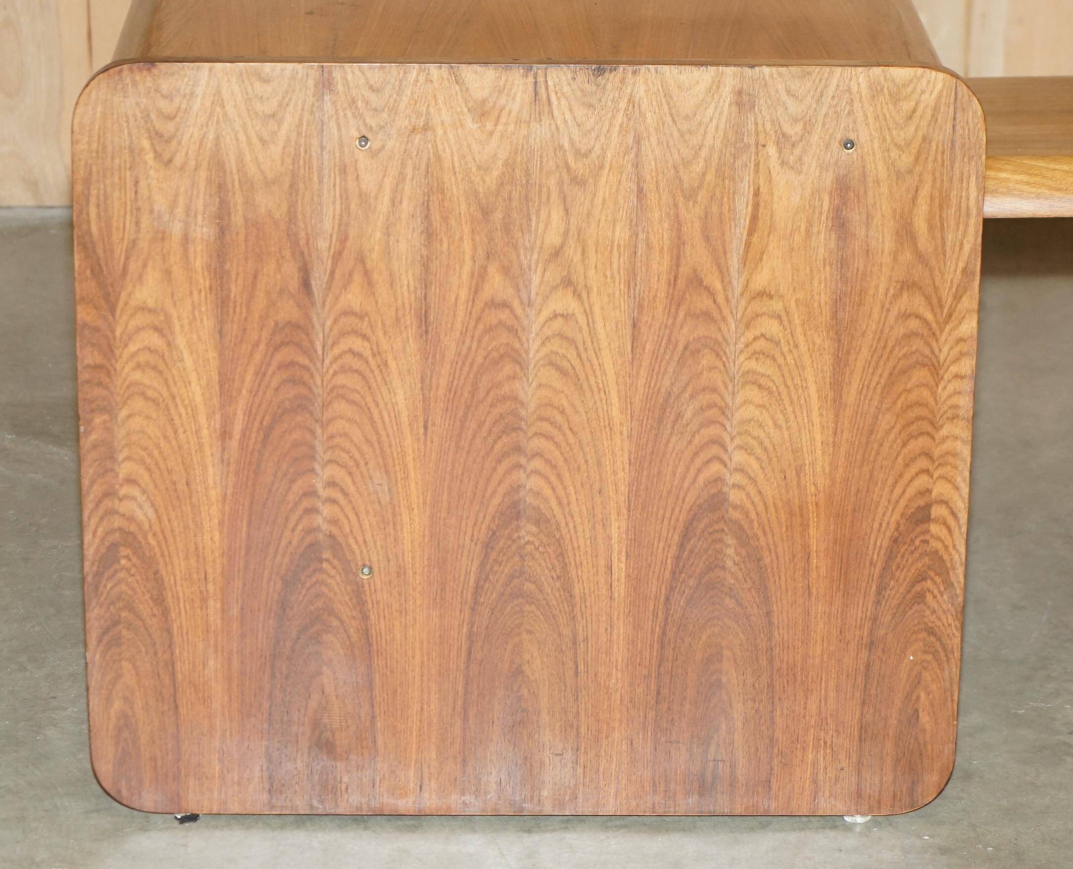 Left corner desk, Brazilian wood, mid-century Danish.