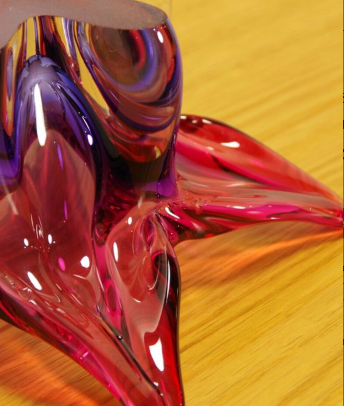 Design glass decoration, Jozef Hospodka, Chribska