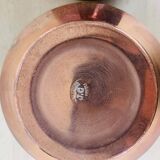 Pair of art deco pot covers in Villedieu copper