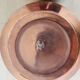Pair of art deco pot covers in Villedieu copper