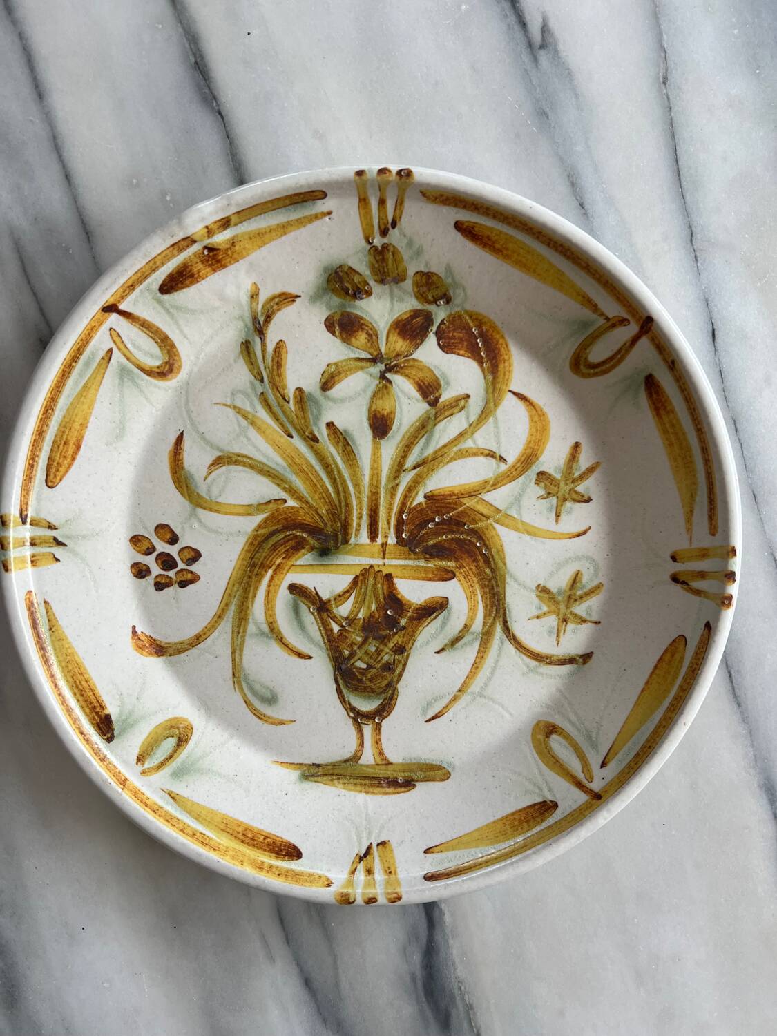 Keraluc Quimper Stoneware Dessert Plates