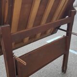 Drawing table wood and vintage metal