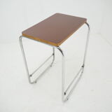 midcentury chrome side table, 1960s