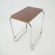 midcentury chrome side table, 1960s