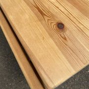 Extendable dining table with leaves renovated by Karin Mobring for Ikea 1970