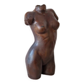 Vintage Studio Pottery Female Torso Sculpture 1960s Interior Design