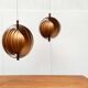 Mid-Century Teak Moon Lamps, 1960s, set of 2
