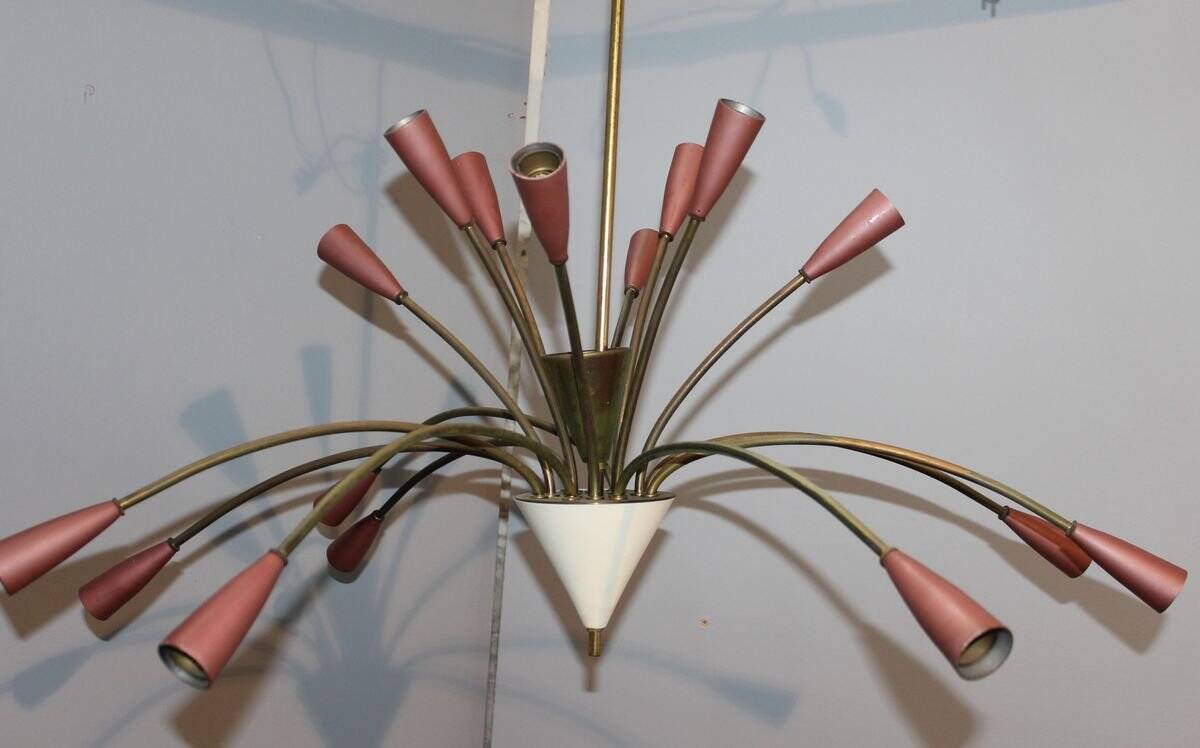 Sputnik ceiling light, 1960s