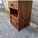 Oak bedside table