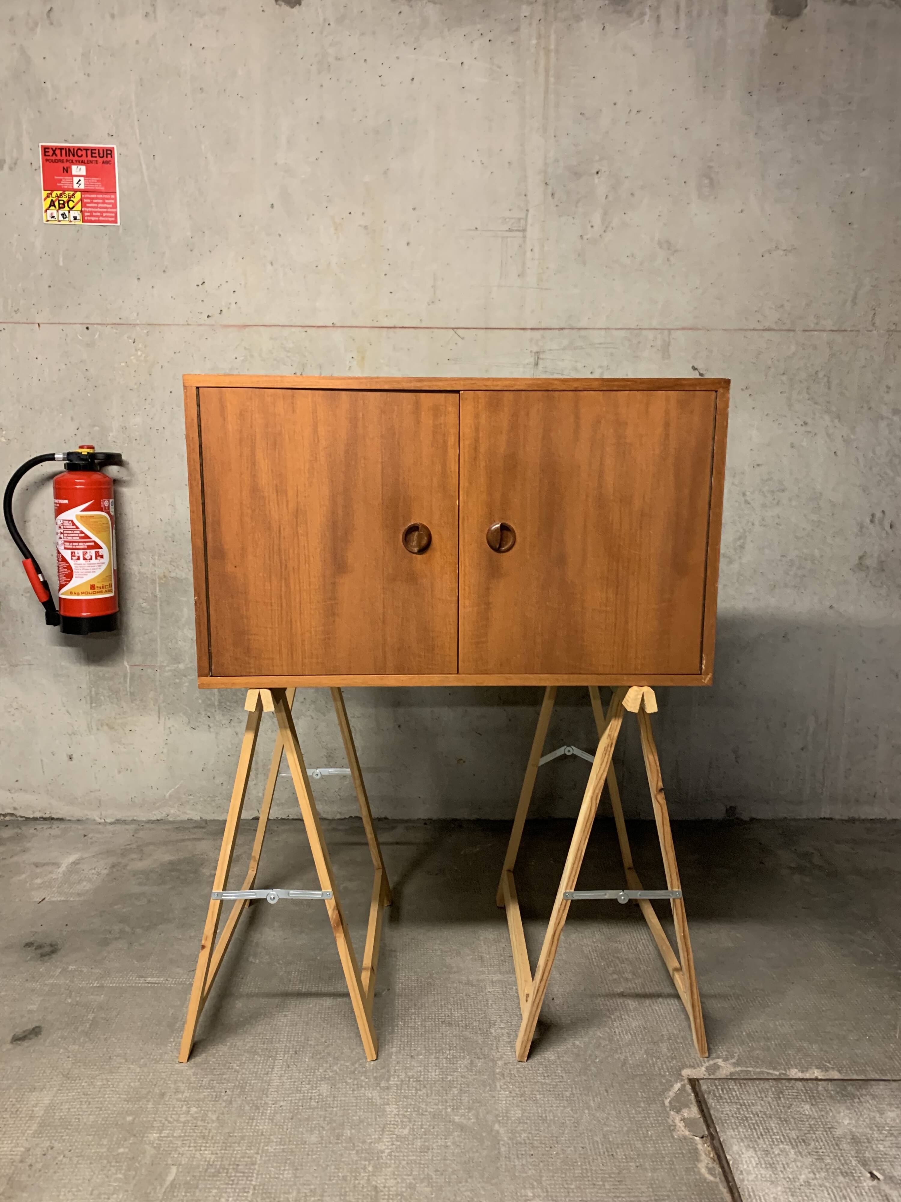 Pair of Scandinavian Danish Retro Vintage Shelving Furniture
