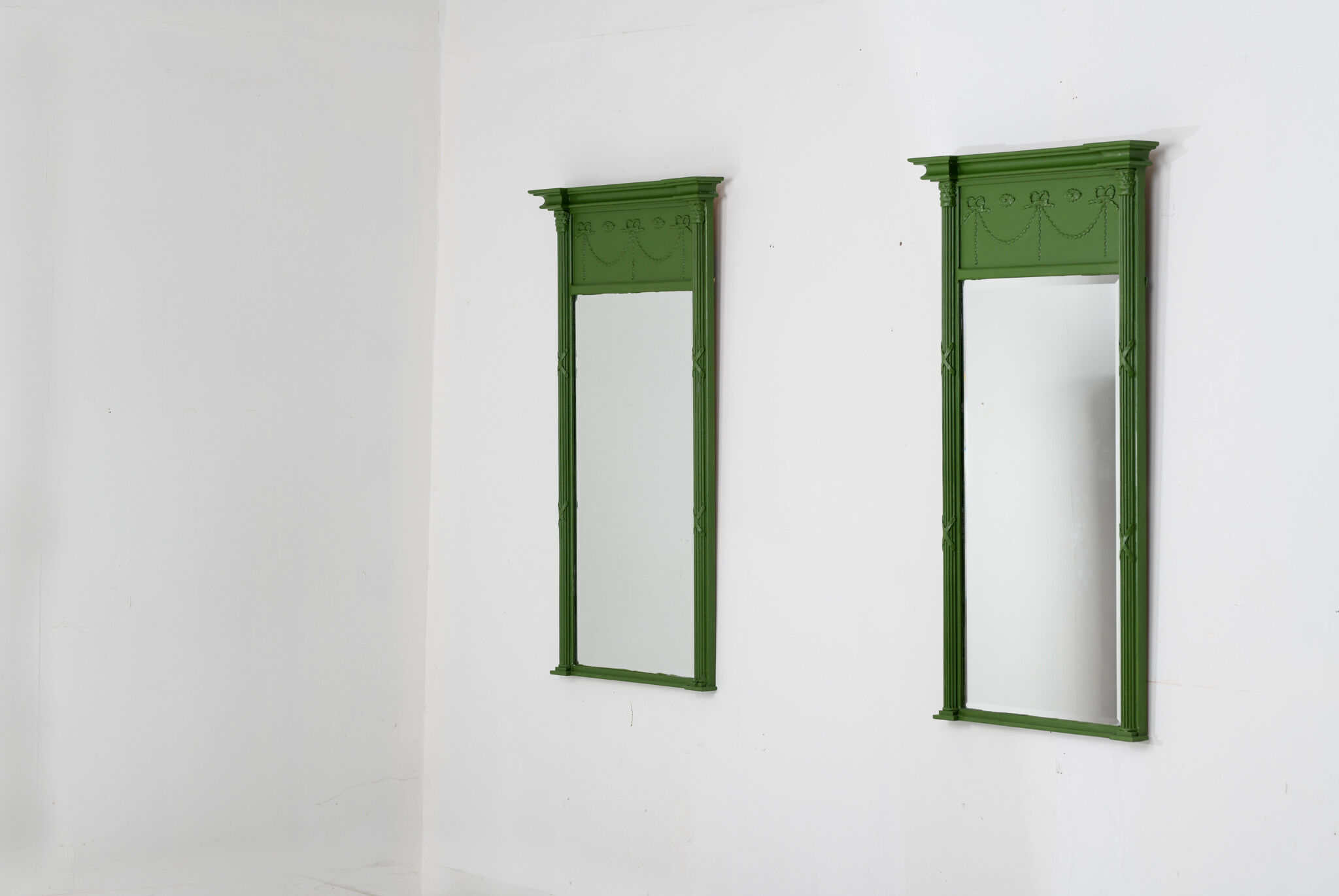 The Dorchester Hotel Federal style Pier mirror pair
