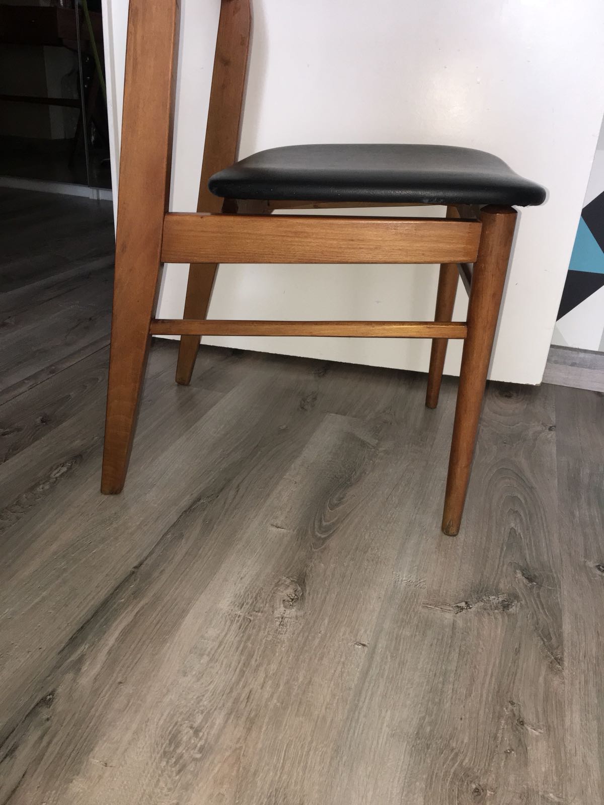 Set de 4 chaises scandinave vintage 1960