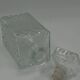 Vintage glass carafe with stopper
