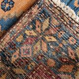 Handmade antique Caucasian Shirvan rug 126cm x 191cm, 1900s