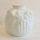 Art Deco glass paste ball vase