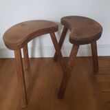 Set of 2 high vintage tripods