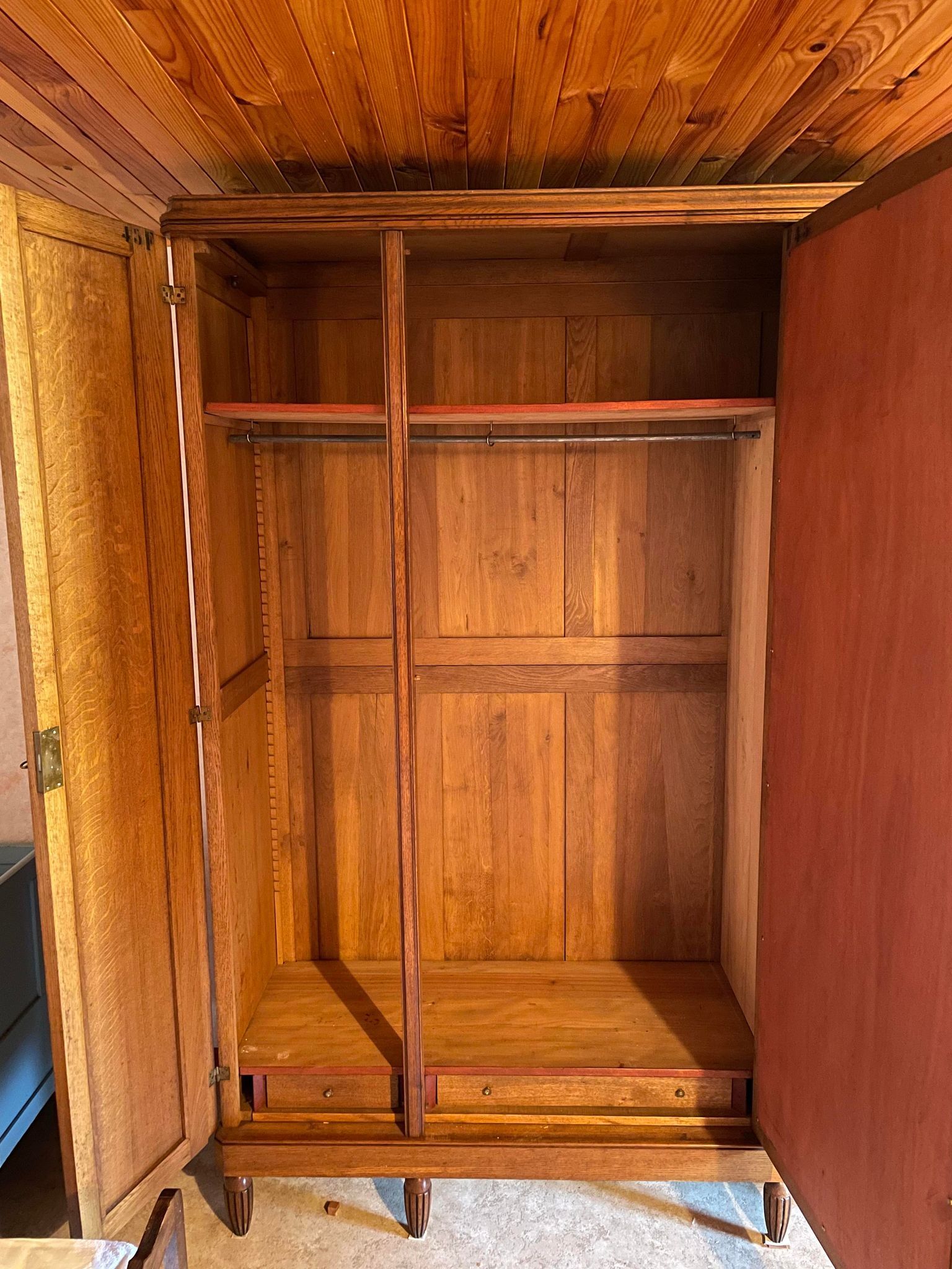 Armoire Art Déco miroir biseauté