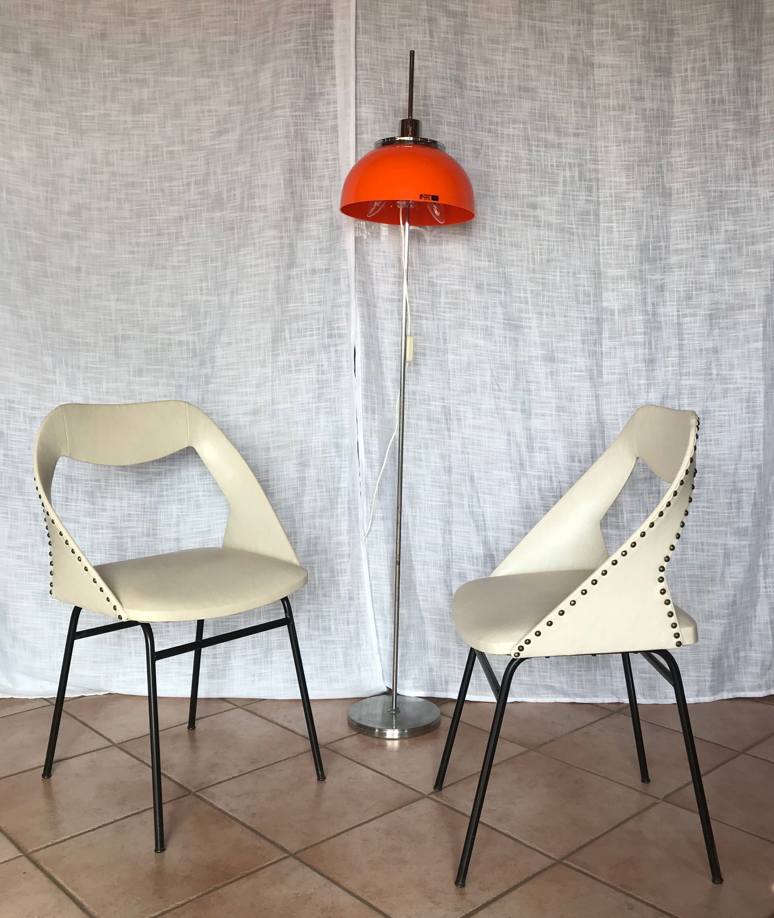 Pair of Louis Paolozzi chairs for Zol 50s