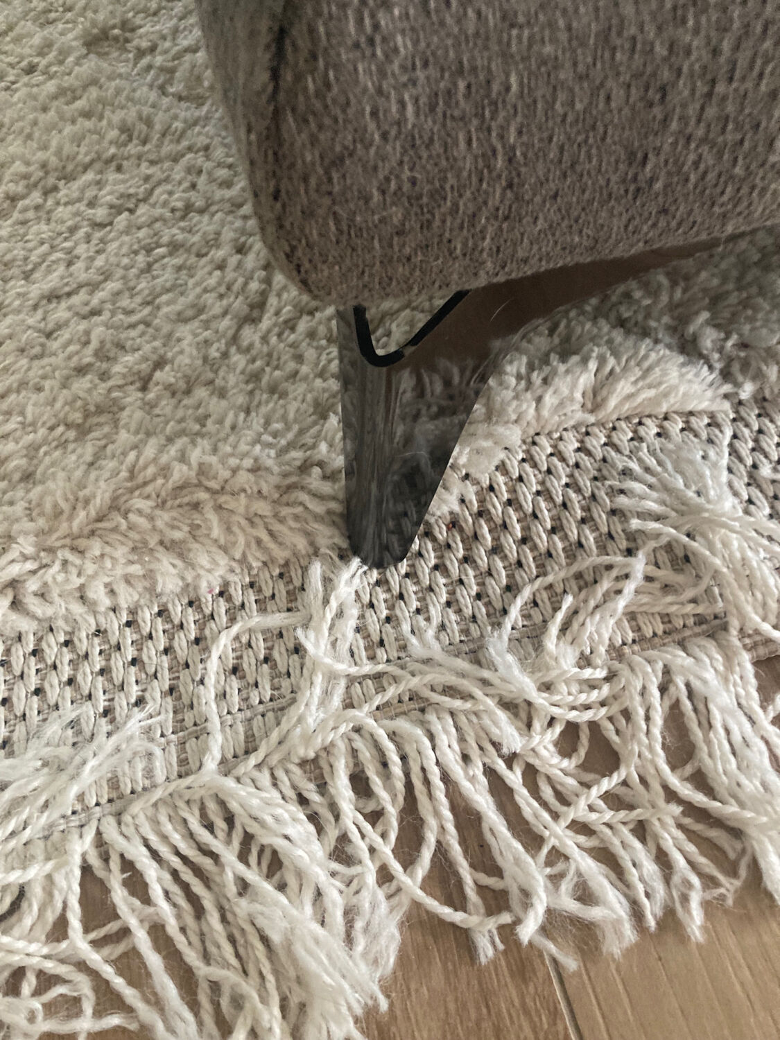 Corner sofa and pouf Roche Bobois edition Jean Paul Gaultier