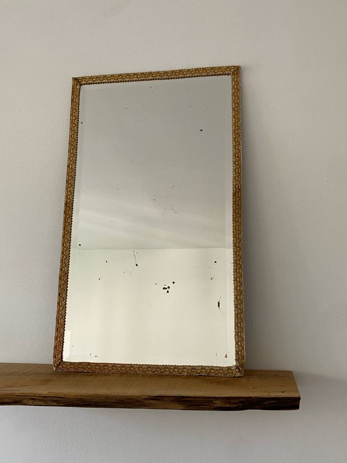 Beveled mirror to place