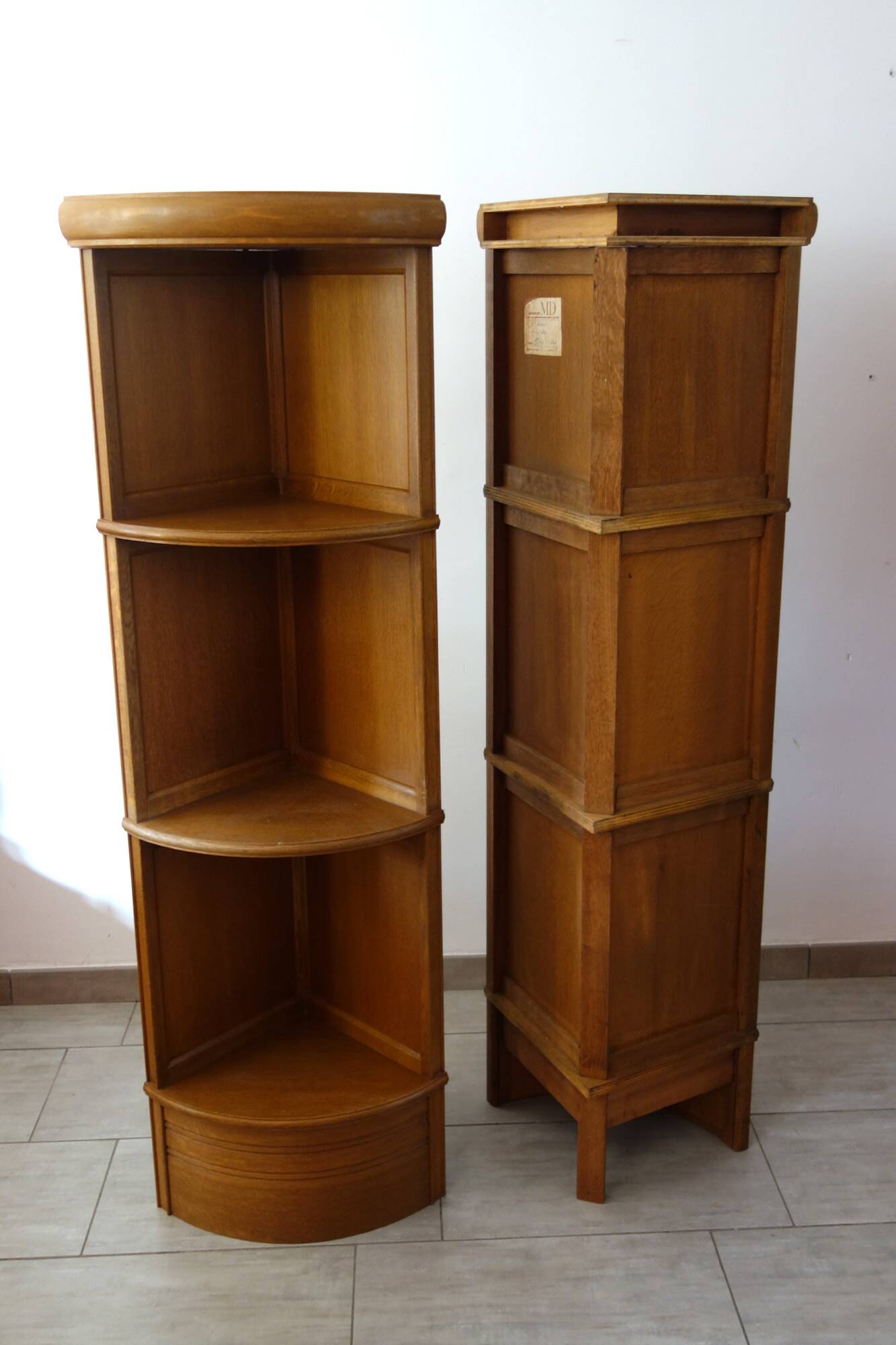 Meuble bibliothèque vitrine modulable MD années 60