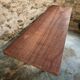 Vintage industrial table – Iron base and solid wood top (201 cm)