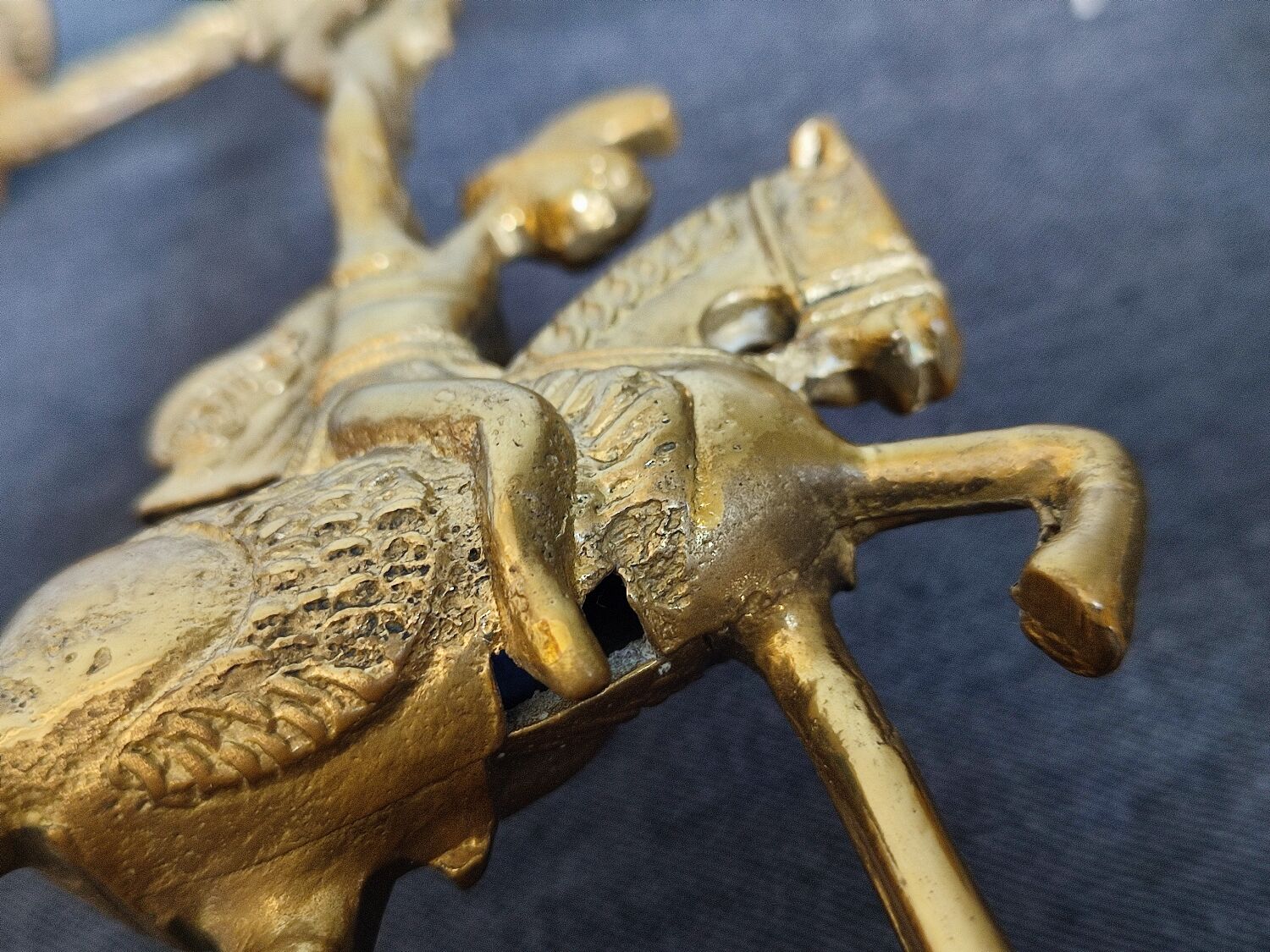 Set of two vintage jumper candlesticks