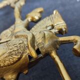 Set of two vintage jumper candlesticks