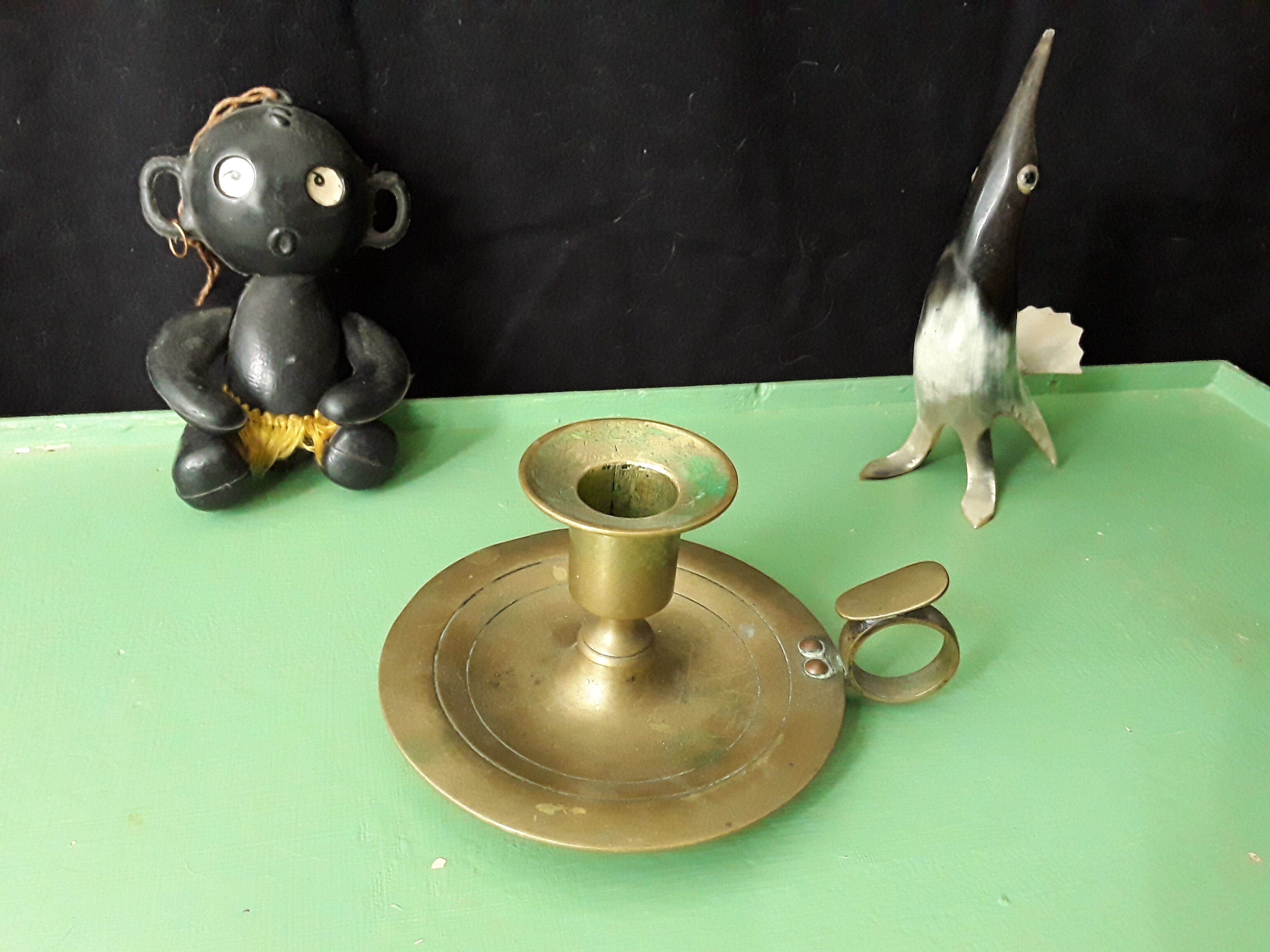 Antique candle holder