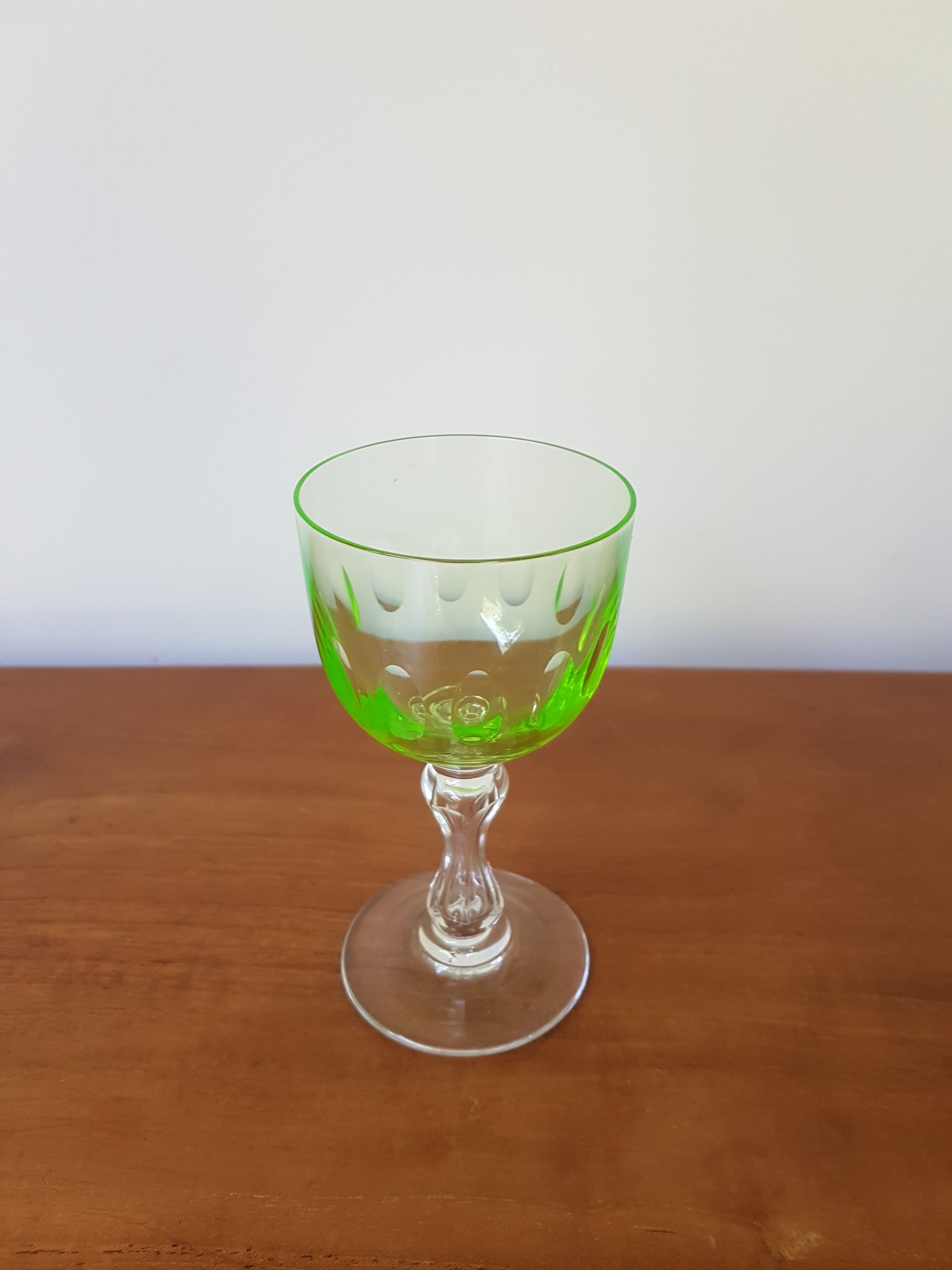 4 Val Saint Lambert glasses in Ouraline