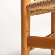 Ensemble de quatre chaises "Wishbone" CH24 de Hans J. Wegner, design de 1950.