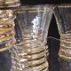 6 antique water glasses in good condition