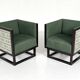 Pair Of Vienna Secession Cabinet Chairs By Josef Hoffmann For Wittmann