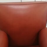 Fauteuil en cuir circa 1930