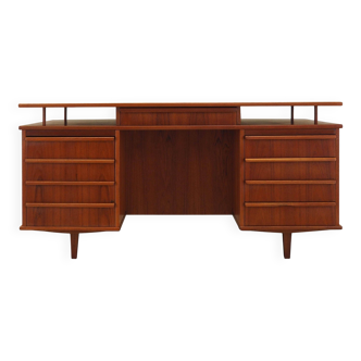 Teak desk, Danish design, 1970s, manufactured in Denmark
