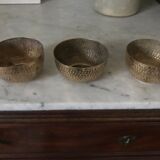 Brass trinket bowls set