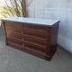 Commode ancienne plateau en marbre blanc