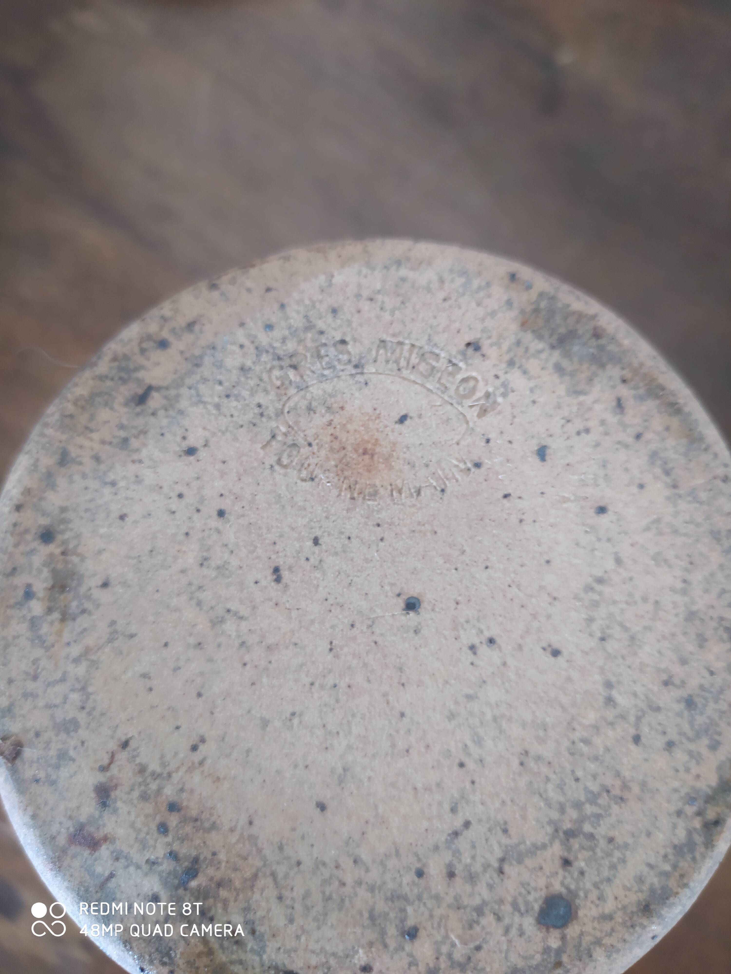 4 pot in sandstone from La Borne