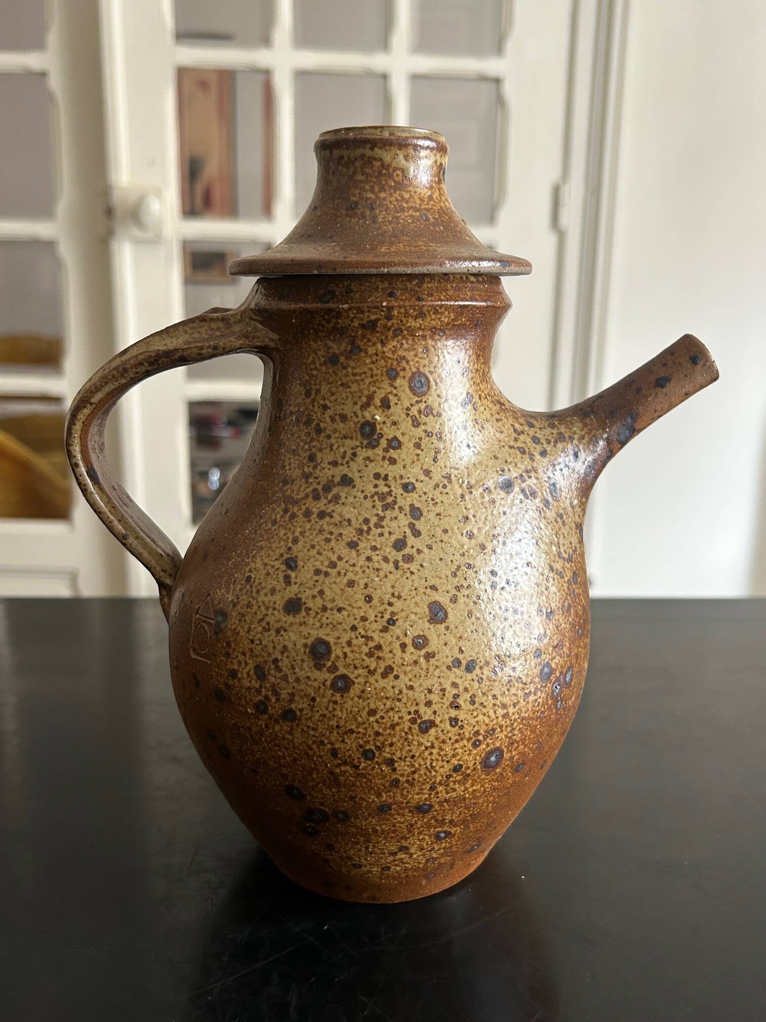 tea or coffee service in stoneware by Charles Gaudry