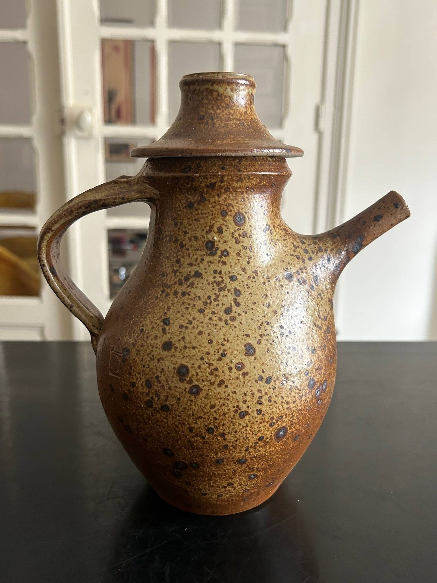 tea or coffee service in stoneware by Charles Gaudry