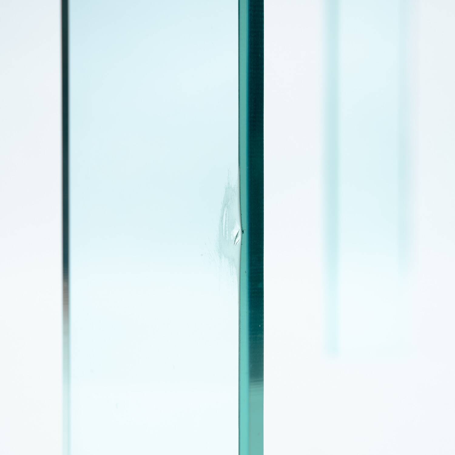 Table à manger en verre Fiam Italie