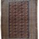 Tapis Ouzbek Bukhara fait main 129cm x 174cm 1960